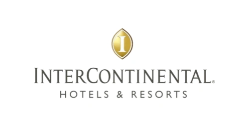 Logo of prestigious hotel brand InterContinental, showcasing our extensive partnership with leaders in the hospitality industry.